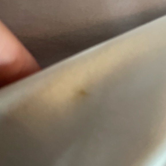 Silver Kay Unger satin and lace dress. - Picture 3 of 3